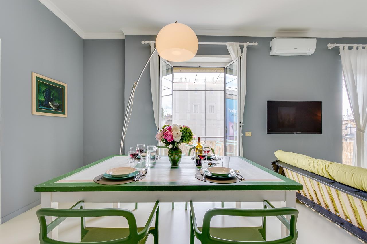 Rome As You Feel - Pellegrino Luxury Apartment With Balcony Exterior photo